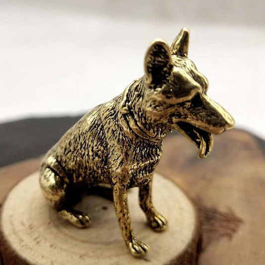 TOG Brass Dog Statue