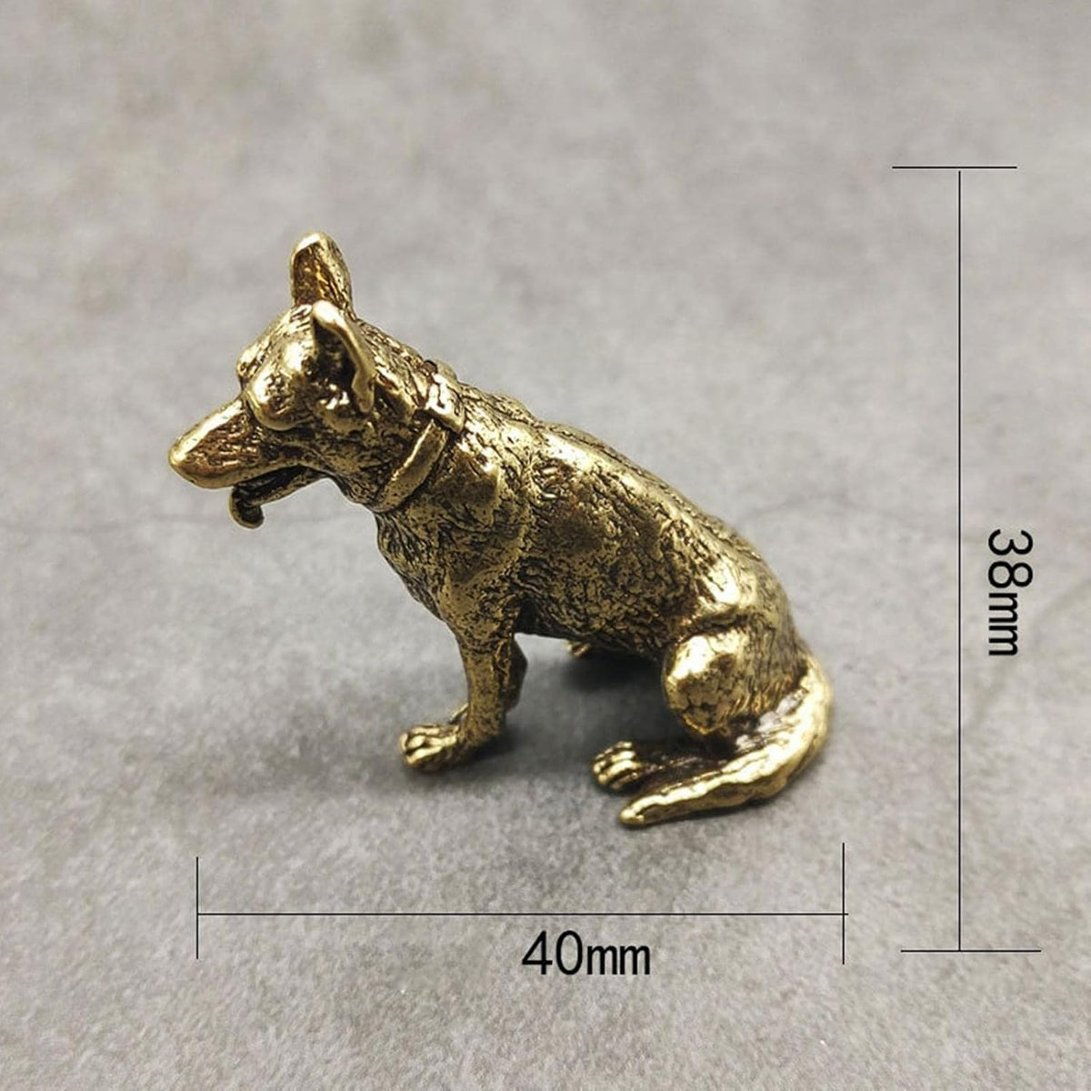 TOG Brass Dog Statue