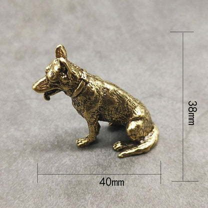 TOG Brass Dog Statue